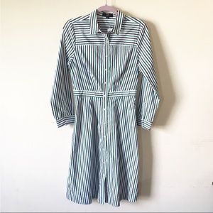 J. Crew || NWT Striped Button Shirt Dress Size 6